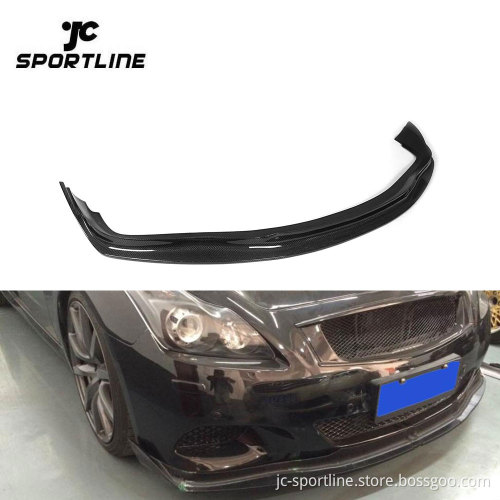 09-13 Infiniti G37 2D Hatchback Carbon Fiber Front Lip